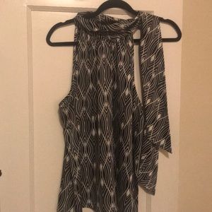 Black and white tank